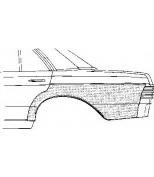 VAN WEZEL - 3010143 - Арка крыла задн лев mb: w123 01.76-12.84 4дв